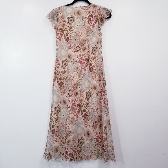 Y2K Metallic Stripes Midi Dress by Dressbarn - Picture 8 of 12